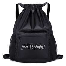 1pc Multi-Color Drawstring Backpack, Basketball Bag, Multi-Function Storage Bag, Swimming, Fitness, Sports, Yoga, Travel, Cycling, Training, Large Capacity, Lightweight, Unisex Student - Sports Backpack - View 9