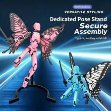 1pc Lucky 13 Multi-Joint Movable Figure Assembly 6th Generation Dummy Action Figure DIY Puzzle Toy - Boys Toy - Halloween - Birthday Gift - Gift - Multicolor - View 4
