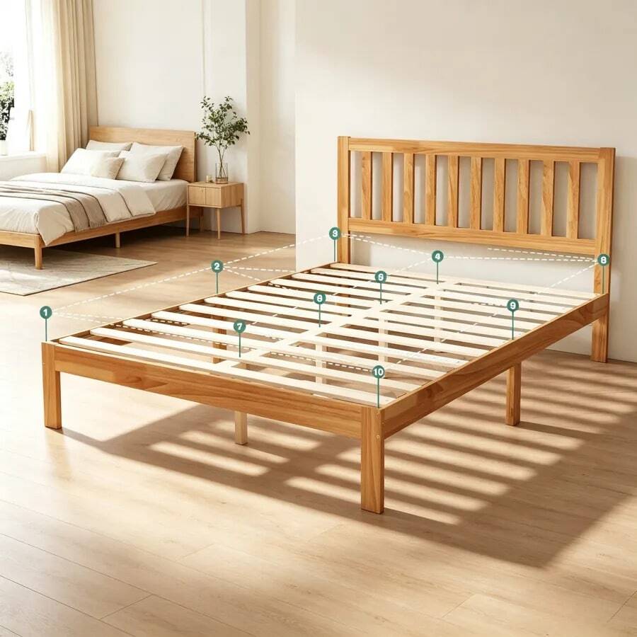 Bed Bases & Foundations - Camel - View 1