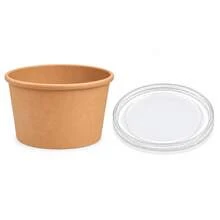 Disposable Food Containers - Mocha Brown - View 3
