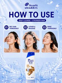 Head & Shoulders 洗髮精 200g，防斷髮、清潔控油、頭皮護理，適合所有髮質 - 防斷韌發 - 查看 9