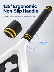 Multifunctional Car Snow Scraper, Can Remove Snow, Water And Frost, Serrated Blade, Non-Slip Handle, Winter Car Snow And Ice Removal Tool, Windshield Snow Scraper - A - View 3