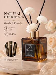 1pc Lavender Flameless Aromatherapy Set, Flameless Diffuser Set, Essential Oil Evaporative Diffuser, Nordic Style Flameless Reed Diffuser Set, Long-Lasting Fragrance Essential Oil Diffuser, Home Fragrance Air Freshener And Deodorizer, Suitable For Bedroom, Bathroom, Living Room, Office And Hotel, Thanksgiving, Halloween, Christmas Gift - Multiple B - View 4