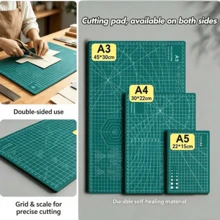 1pc A5/A3/A4 Multi-Function Carving Mat, PVC Material Double-Sided Cutting Board, Art Carving Board, Waterproof Durable Cutting Mat - A - View 2