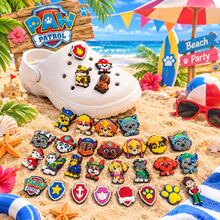 21/26/31 PCS PAW Patrol Cartoon Dog PVC Soft Rubber Shoe Charms, DIY Decorative Accessories For Clogs - Multicolor - View 1