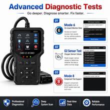 V511 Professional OBD2 Scanner, Car Diagnostic Code Reader, Supports All OBDII Modes, 40,000+ DTC Library, Real-Time Data Graph, Battery Startup Test, SMOG Inspection And I/M Readiness Status - V511 - View 7