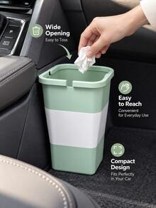 Foldable Car Trash Can, Multi-Functional Car Trash Can, Umbrella Storage, Portable Car Wash Bucket, Office Trash Can, Multi-Functional Storage Box, Suitable For Car, Office, Living Room, Multiple Colors Available - Multicolor - View 6