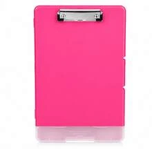 Vmingo A4 Clipboard Storage Clip Folder - Reddish Rose - View 2