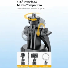 AI Follow-Cloud Gimbal Selfie Stick, Intelligent AI Face Tracking, Balanced Anti-Shake Handle, 360° Panoramic Shooting, Multi-Function Bluetooth Remote Control 850mAh - View 6