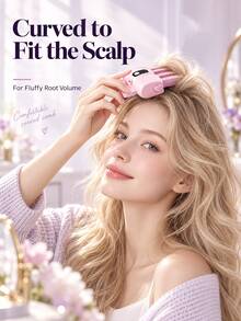 Heated High Crown Volume Hair Root Lifter, Rechargeable Wireless Hair Root Volumizer, Seamless Styling Comb Clip, New High Crown Volume Hair Root Styling Clip, Non-Slip Hair Styling Comb, Valentine's Day, Christmas Gift - Multicolor - View 9