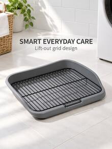 Medium-Sized Wire Pet Toilet, Double-Layer Separation Design, Prevents Paws From Stepping On Feces, Washable - Multicolor - View 8