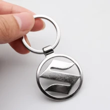3D Metal Car Logo Keychain Badge Emblem Key Chain Rings For Suzuki Swift Vitara Jimny Samurai Access Bandit Hayabusa Accessories - A - View 4