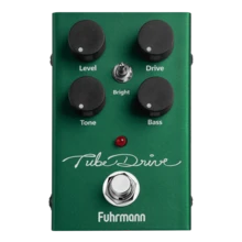 Pedal de efeito analógico para guitarra Tube Drive Fuhrmann Td10 Verde - Verde - Visão 2