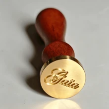 Custom Wax Seal Stamp Set, Personalized Initial Or Logo Wax Seal Stamp 3cm, Suitable For Weddings, Gifts, Letters, Wedding Name Wax Seal Stamp Set, Decorative Wedding Wax Seal Kit, For DIY Invitation Envelopes, Unique Gift, Botanical Style - Multi-color 3cm - View 9