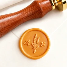 Custom Logo Wedding Invitation, Customized Letter Wax Seal Stamp Set, Wedding Wax Seal Stamp Set, Letter Wax Seal Stamp Set, Personalized Gift, Vintage Style, Unique Gift, Bridesmaid Invitation Gift, 3cm Diameter - Multi-color 3cm - View 6