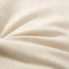 1pc Beige Cotton Natural Color Lumbar Support Pillow, Multiple Sizes, Small Size, Chair Backrest Pillow For Reading, Large Back Pillow For Bed Headboard, Phone Use - Beige - View 6