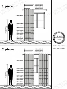 1 pièce/2 pièces Rideaux transparents et voilés, décoration d'intérieur avec œillets, traitement de fenêtre élégant, filtrage de la lumière, convient pour les rideaux de chambre/salon, design à œillets, convient pour toutes les saisons - rideaux de panneau de porte, convient pour les rideaux et voilages décoratifs intérieurs et extérieurs - Blanc - Voir 11