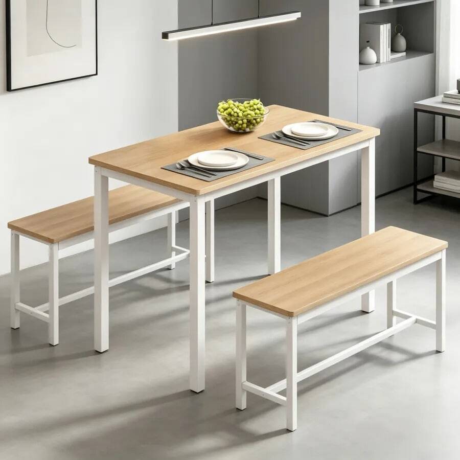 Dining Table & Chair Sets - White - View 1