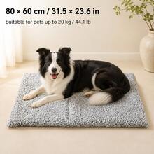 Washable Pet Mat, Dog Bed, Dog Pad, Cat Bed, Cat Nest, Cat Mat, Non-Slip Temperature-Locking Warm Pad, Soft And Comfortable, Suitable For Cats And Dogs, Applicable For Indoor Dog Cages, Sofas, Cars, Floors, All Seasons - Light Grey - View 13