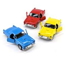 1pc Retro Alloy Classic Coupe Model Car, Die-Cast Vintage Vehicle With Openable Doors & Detailed Interior, 3 Colors Random Style, Desktop Display Collectible, Birthday Gift, Christmas Gift, Holiday Gift Choice - Multicolor - View 4
