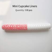 Mini Cake Paper Liners Disposable Muffin Paper Cups Non-Stick Baking Paper Cups Chocolate Candy Small Cake Packaging Paper Pads - View 11