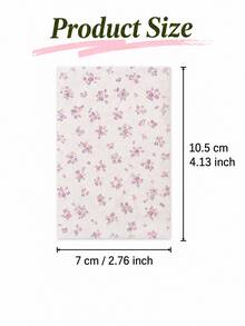 (50 Lembar Per Kemasan) Kertas Bahan Cetak Motif Bunga Segar Kecil, Bahan Non-Perekat untuk Latar Belakang Buku Catatan, Pesan Origami Buatan Tangan DIY, Kertas Dekorasi Dinding Latar Belakang Buku Catatan, Aksesoris Alat Tulis, Hadiah - Beraneka warna - View 3