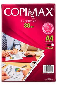 COPIMAX EXECUTIVE A4 – ¡CALIDAD PREMIUM PARA TUS IMPRESIONES!  ✨ Papel ultra blanco de 80 g/m², ideal para obtener impresiones nítidas y profesionales.  ✅ Formato A4 (210 * 297 mm). ✅ 150 hojas por paquete. ✅ Compatible con impresoras láser y de inyección de tinta. ✅ Perfecto para oficinas, colegios y hogares. - A - Ver 1