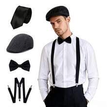 1-5pcs Men's Herringbone Flat Cap, Newsboy Cap, Taxi Driver Hat, Hunting Cap, Suitable For Outdoor & Daily Use - one-size - View 11