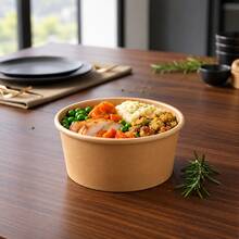 Disposable Food Containers - Mocha Brown - View 5