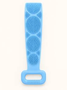 1/4pc Silicone Back Exfoliating Brush With Handle, Durable Material, Practical Design, Halloween Theme, Skin-Friendly Soft And Comfortable, Bath Accessory, Bathroom Supplies, Beauty Tool, Body Care, Cleaning, Shower Cap, Body Scrub - Multicolor - View 12
