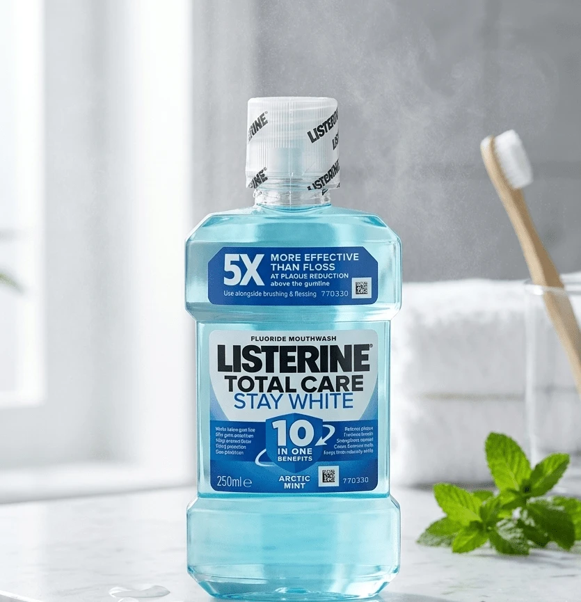 Listerine Advanced Stay White Tartar Control Mouthwash 500 Ml - Mint - View 1