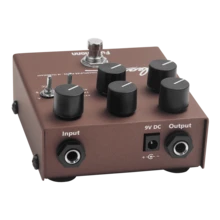 Pedal de Efeitos Clean Simulador Digital Fuhrmann SD01 Marron - Marrom - Visão 5