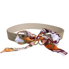 Original Design Ribbon American Vintage Waist Belt Bohemian Style Personalized Fashion Hot Girl Decorative Leather Belt - Multicolor - View 3