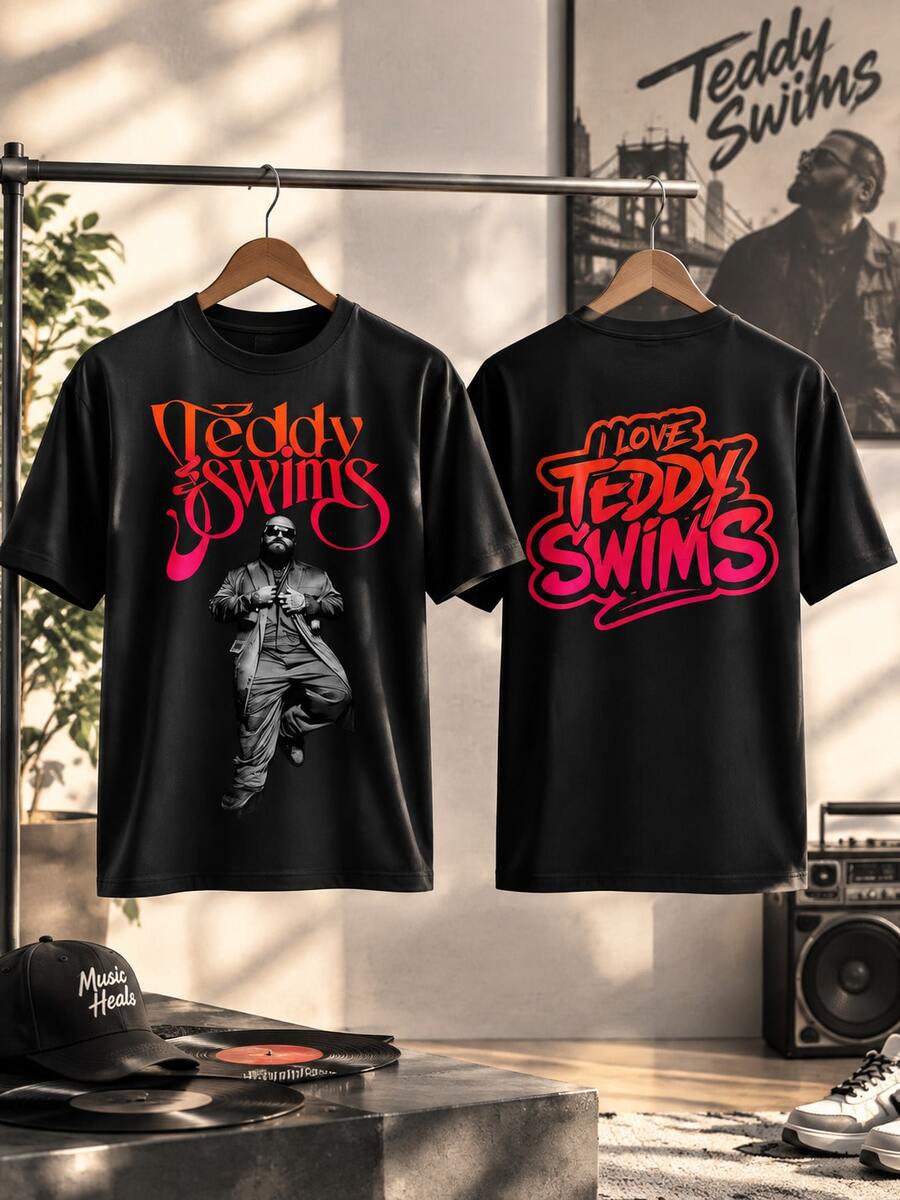 Teddy Swims 2026 Ugly Tour Black T-Shirt | SHEIN USA