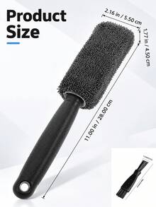 Soft Microfiber Car Wheel Cleaning Brush, Scratch-Free Rim And Tire Brush, Flexible Deep Cleaning Detail Tool, Multi-Purpose Wheel Brush For Cars, Trucks, SUVs, Motorcycles - Washable, Reusable - Multiple Styles - View 9