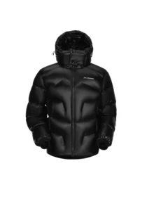 CAMEL CROWN Men's 800 Fill Power White Goose Down Jacket, 95% Down 232g Fill Weight, 10D Water-Resistant Winter Padded Coat With Detachable Hood For Skiing Hiking - Phantom Black - View 7