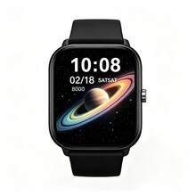 ZhiKexing Jam Tangan Pintar Renang Tahan Air IP68 untuk Pria dan Wanita, 3 Warna Hitam/Merah Muda/Perak, Layar Penuh 1,83 Inci, Kompatibel dengan iOS dan Android, (Panggilan/Jawab Bluetooth), Pemutar Musik/Jam Tangan Olahraga Pintar Unisex - View 10