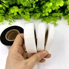 熨燙免縫縫邊膠帶，適用於褲子、襯衫、夾克、裙子、襪子及其他衣物，亦可用於DIY手工藝。黑白雙面黏貼膠帶，可水洗，熱熔黏合膠帶，雙面黏合內襯，無縫邊膠帶，適用於衣物修改、牛仔褲、裙子 - 彩色 - 查看 11