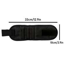 1 Pack Magnetic Wristband Tool Belt 3 Rows 6 Magnets Strong Magnetic Wrist Strap For Screws Nails Drill Bits Small Metal Parts Repair Tool Holder - Magnetic Wristband - View 3
