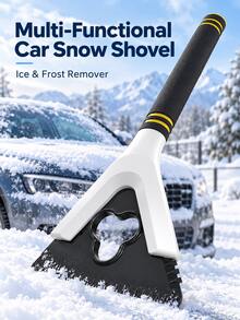 Multifunctional Car Snow Scraper, Can Remove Snow, Water And Frost, Serrated Blade, Non-Slip Handle, Winter Car Snow And Ice Removal Tool, Windshield Snow Scraper - A - View 9