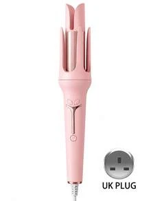 32mm Automatic Curling Iron, One-Touch Auto Curler, 3 Temperature Settings, Bi-Directional Rotation, Fast Heating, Anti-Scald Ceramic Ionic Curling Wand, Suitable For Natural Curls, Big Waves And Daily Hairstyles - UK Plug(220-240V) - View 12