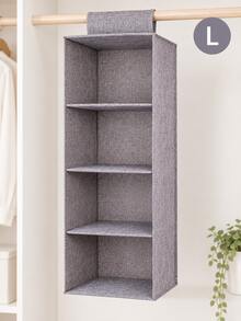 Multi-Layer Non-Woven Hanging Storage Bag, Closet Hanging Storage Bag, Multi-Function Storage Bag - Grey - View 10