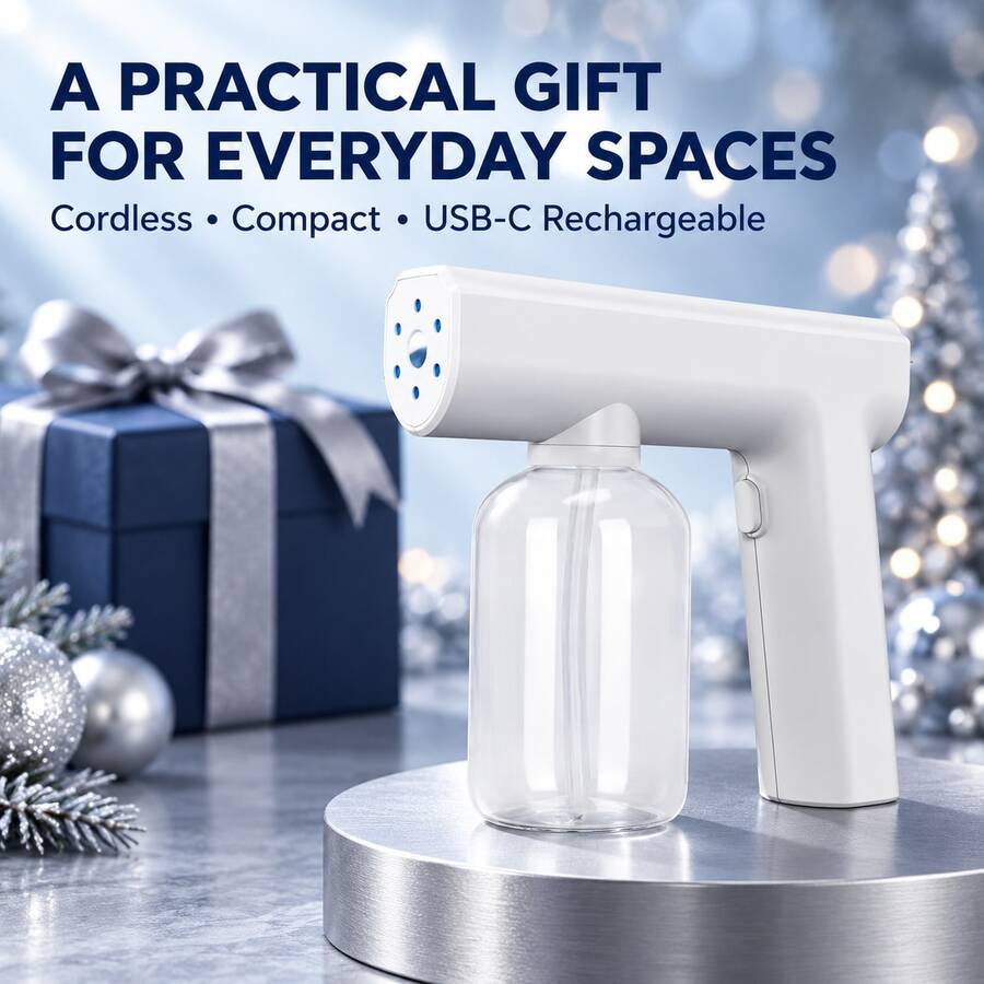1pc 300ml Electric Nano Spray Gun, USB Rechargeable, 1200mAh Battery Capacity, Humidifier, Air Aromatherapy Machine, Sprayer, Fragrance Diffuser - Mother's Day Gift!