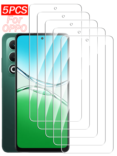 5pcs Ultra Clear High Transparency Tempered Glass Screen Protector, 0.33mm Ultra Thin Thickness, Touch Sensitive, Strong Protection, Hard Box Packaging