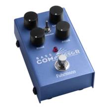 Pedal de efeito para contra baixo profissional Fuhrmann BC10 Bass Compressor - Azul - Visão 4