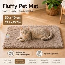 Washable Pet Mat, Dog Bed, Dog Pad, Cat Bed, Dog Bed, Anti-Slip Temperature-Locking Warm Mat, Universal For Cats And Dogs, Suitable For Indoor Dog Cages, Sofas, Cars, Floors, All Seasons - Light Grey - View 8