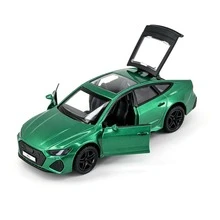 1pc Alloy Die-Cast Sport Sedan Model Car, Detailed Vehicle Miniature With Openable Doors & Trunk, 4 Colors Random Style, Desktop Display Collectible, Birthday Gift, Christmas Gift, Holiday Gift Choice - Multicolor - View 6