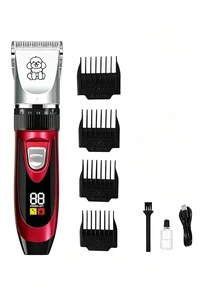 1 Set Dog Grooming Clippers, Pet Shaver With Digital Display, Dog Nail Clippers, Rechargeable 1200mAh Electric Dog Grooming Clipper, Trimmer For Small, Medium, Large Dogs - Multicolor - View 16