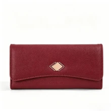 Women's Phone Wallet Clutch Bag With Detachable Shoulder Strap, Simple Long Wallet - Brown - View 8