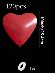 10-200Pcs 10" Heart Shape Latex Balloons, White Red Pink Blue Balloons For Engagement, Confession & Outdoor Photo Props - Multicolor - View 11